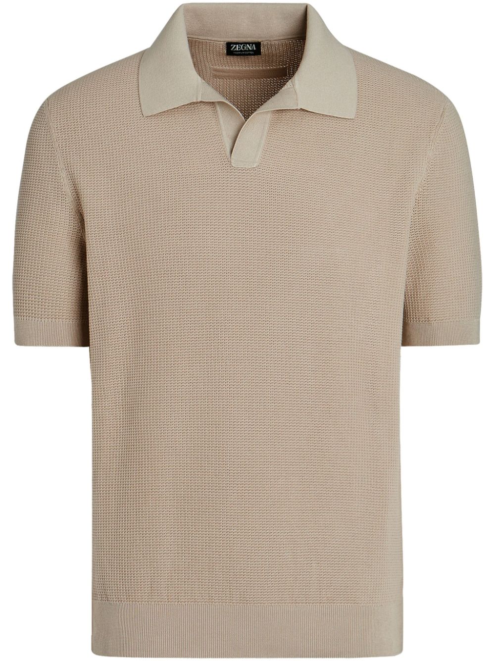 Zegna cotton polo shirt - Neutrals von Zegna