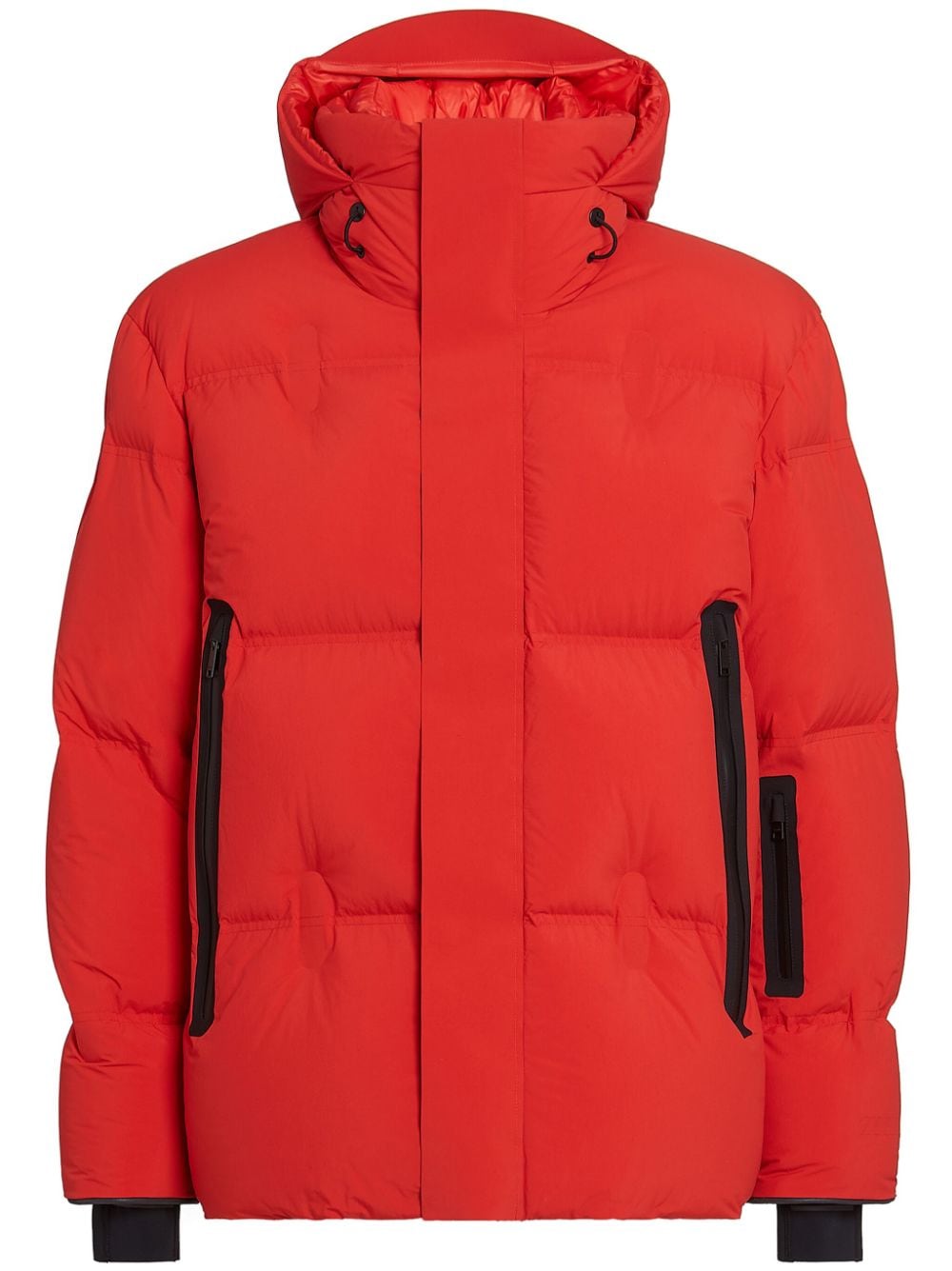 Zegna drawstring-hood puffer jacket - Red von Zegna