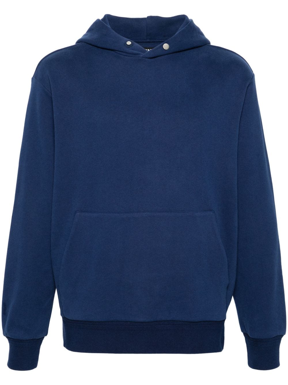 Zegna drop-shoulder jersey hoodie - Blue von Zegna