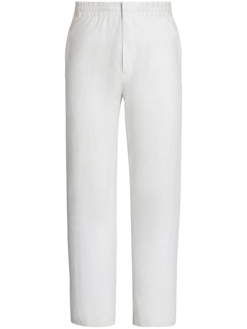 Zegna linen track pants - White von Zegna