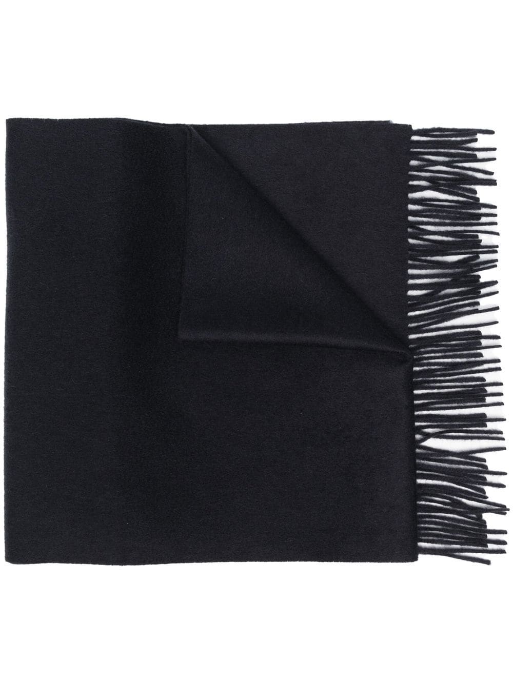 Zegna fringed cashmere scarf - Blue von Zegna