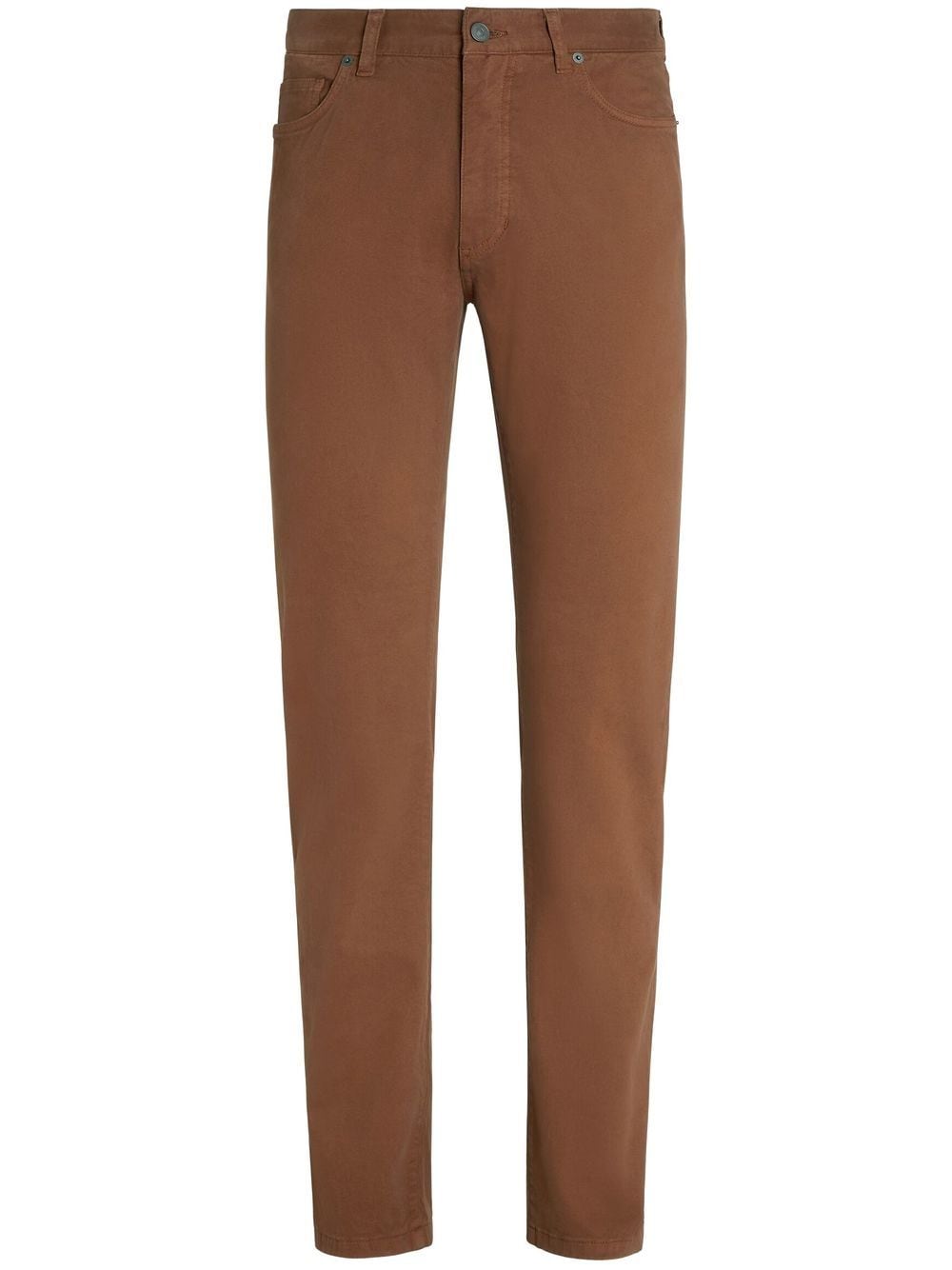 Zegna Roccia slim-fit jeans - Brown von Zegna