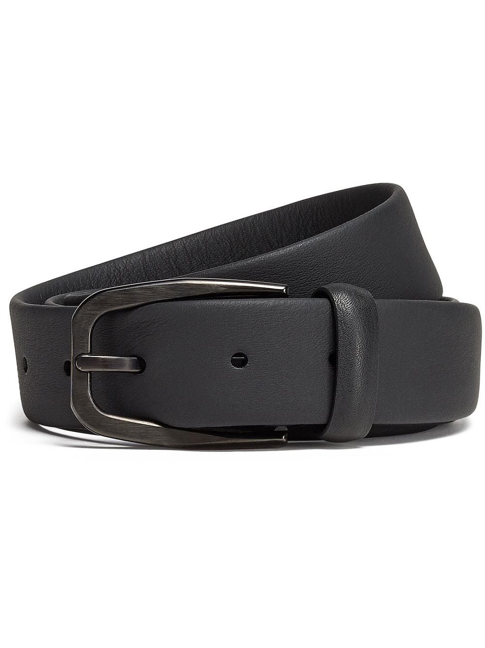 Zegna classic leather belt - Black von Zegna