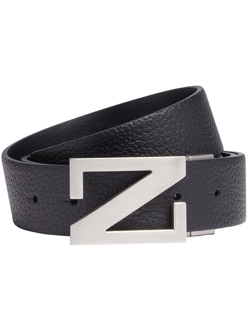 Zegna leather reversible belt - Black von Zegna