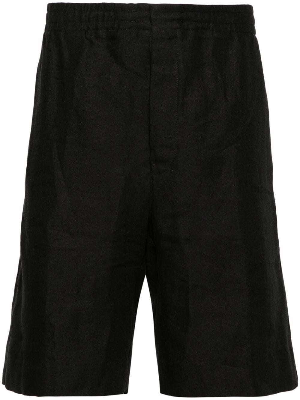 Zegna linen bermuda shorts - Black von Zegna