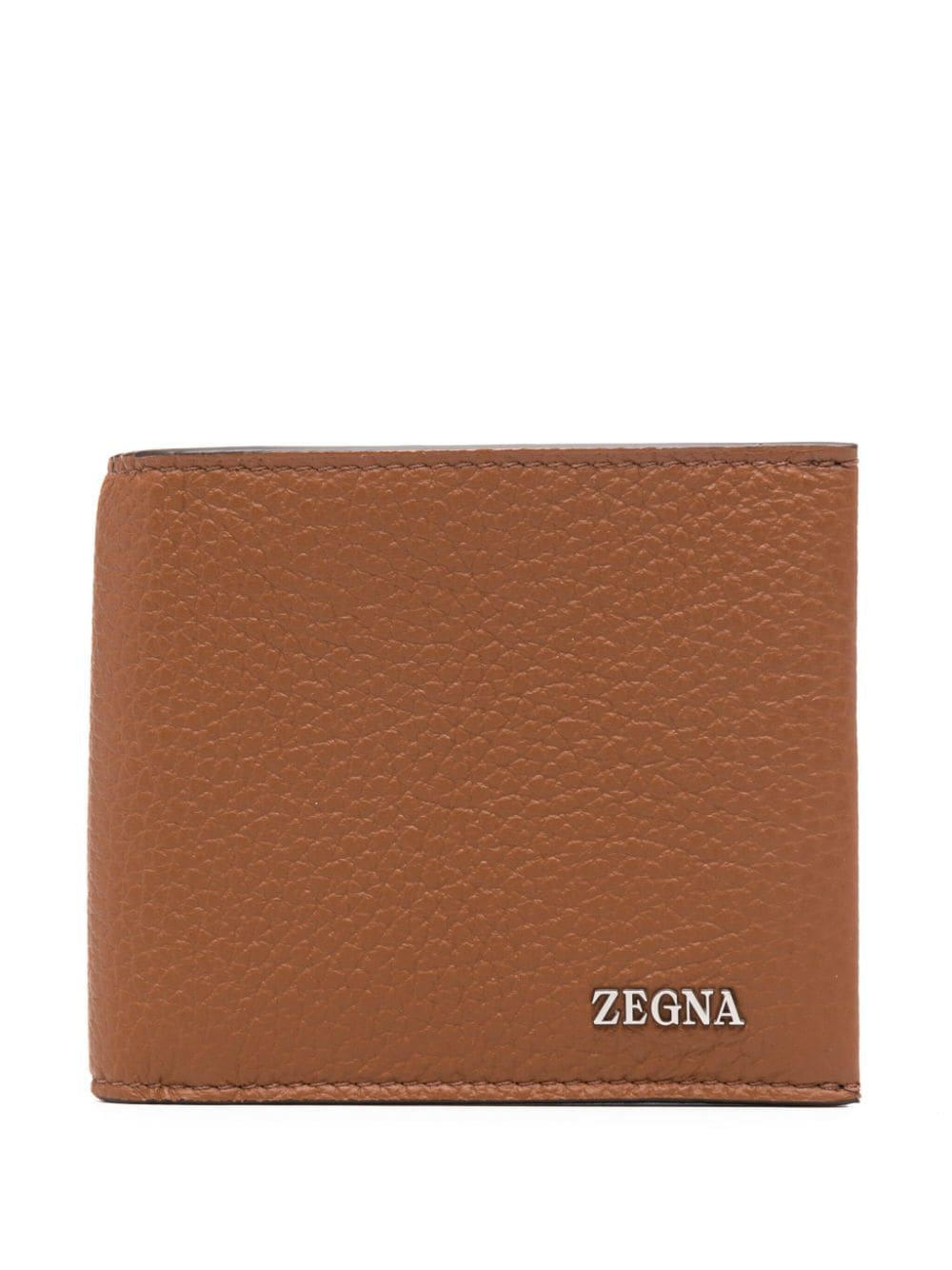 Zegna logo-plaque leather wallet - Brown von Zegna