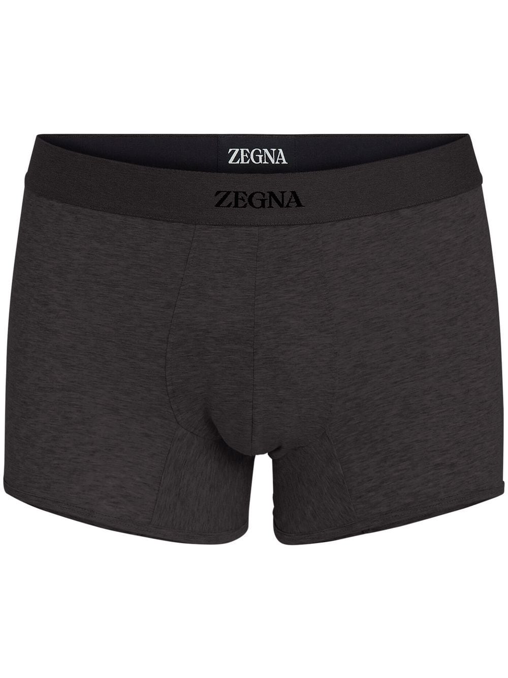 Zegna logo-waistband cotton boxers - Black von Zegna