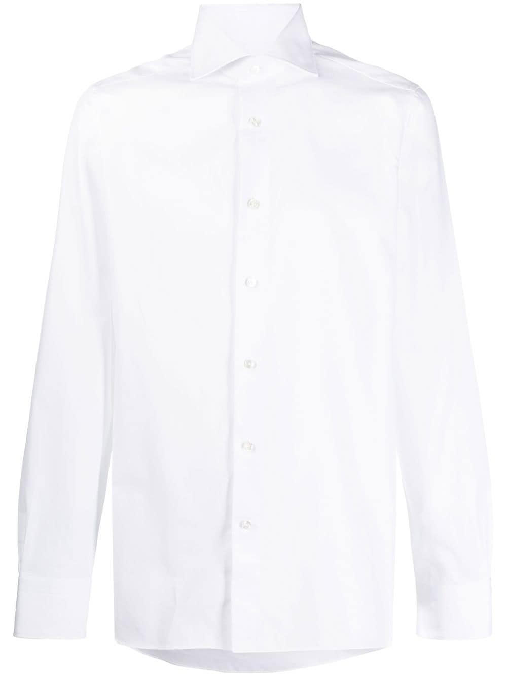 Zegna long-sleeve button-up shirt - White von Zegna