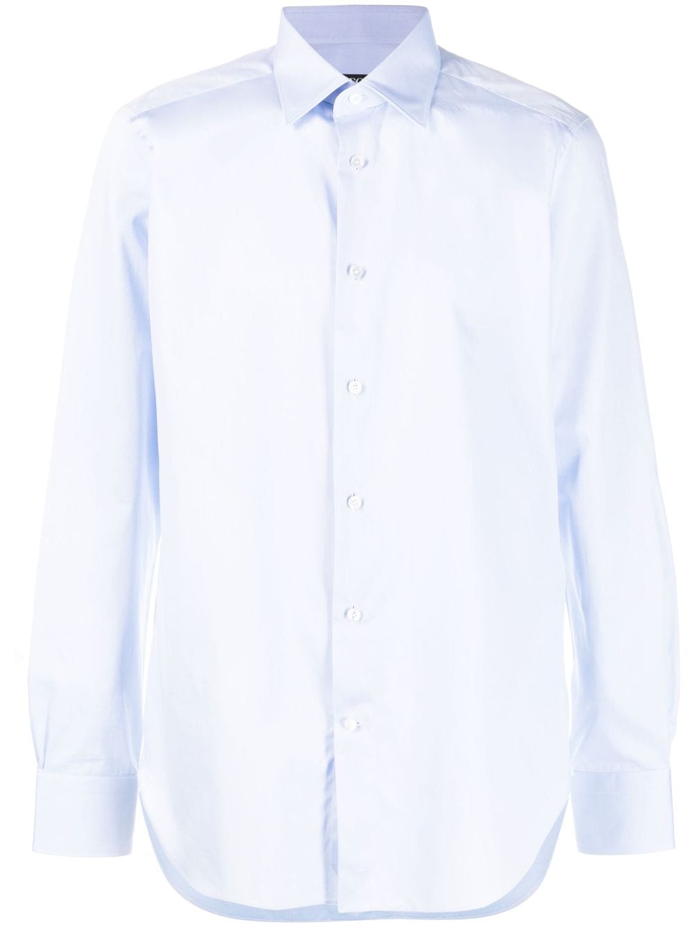 Zegna long-sleeve cotton shirt - Blue von Zegna