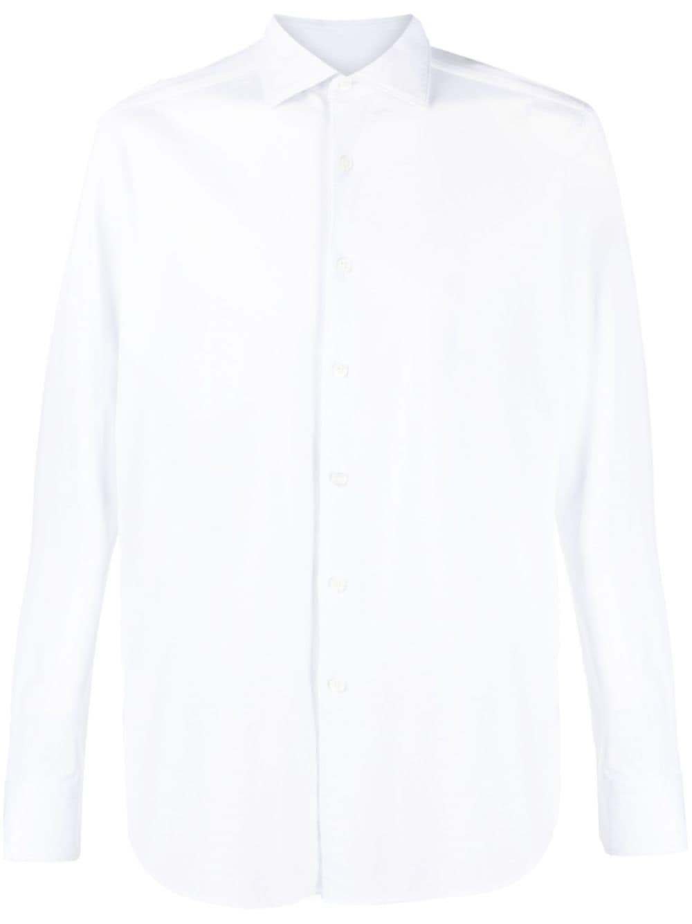 Zegna long-sleeve cotton shirt - White von Zegna