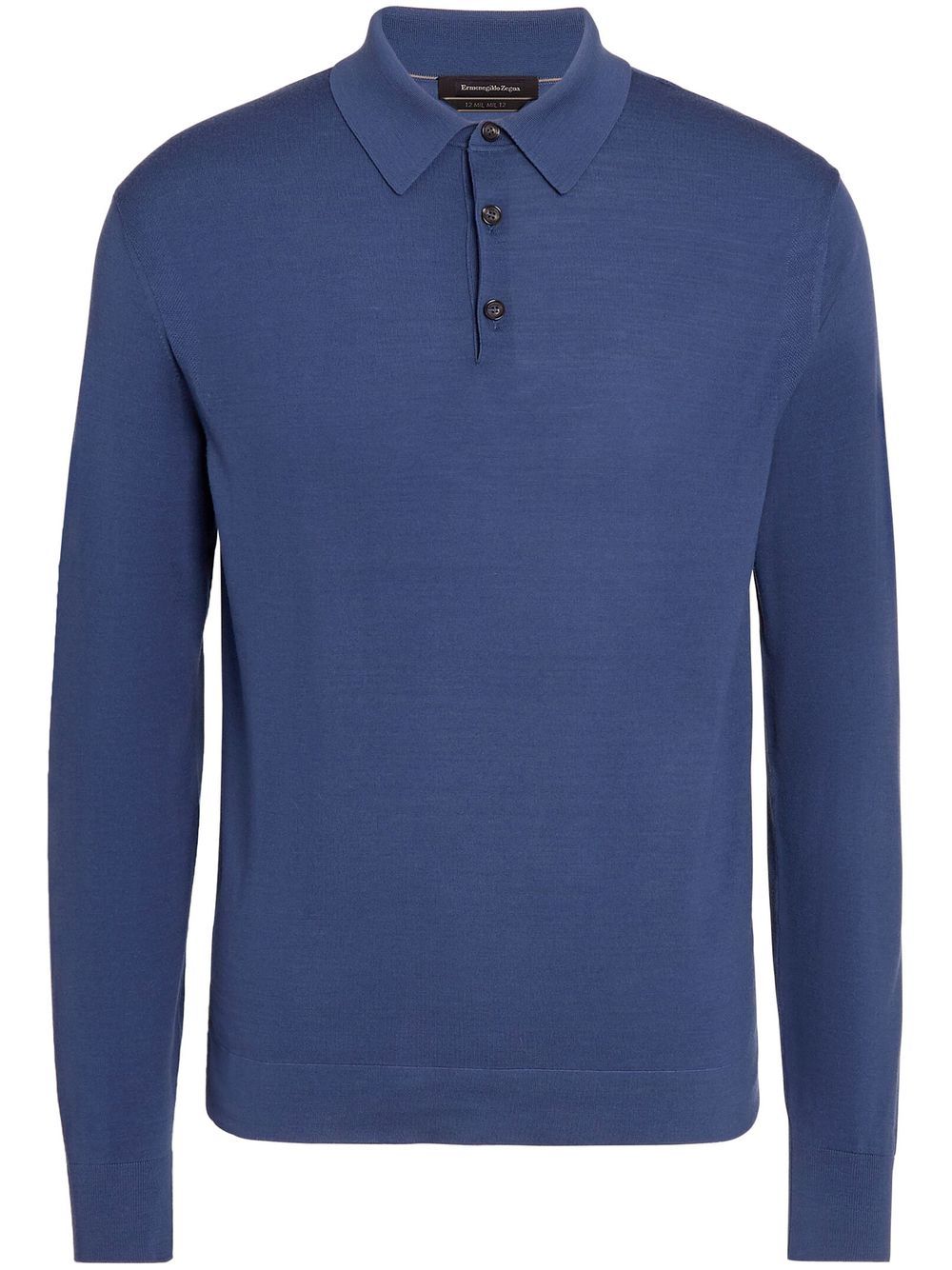 Zegna 12milmil12 wool polo shirt - Blue von Zegna