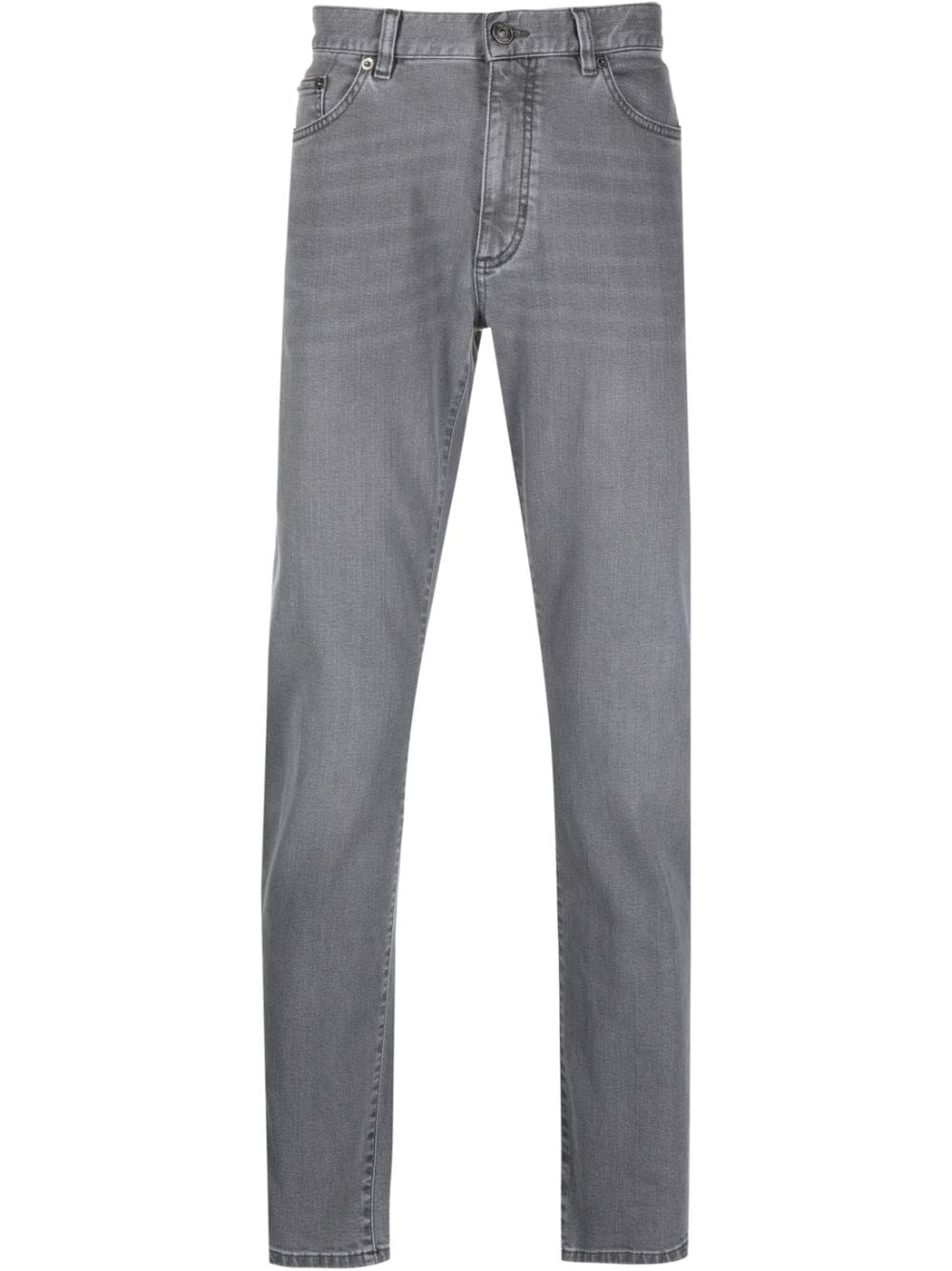 Zegna mid-rise straight-leg jeans - Grey von Zegna