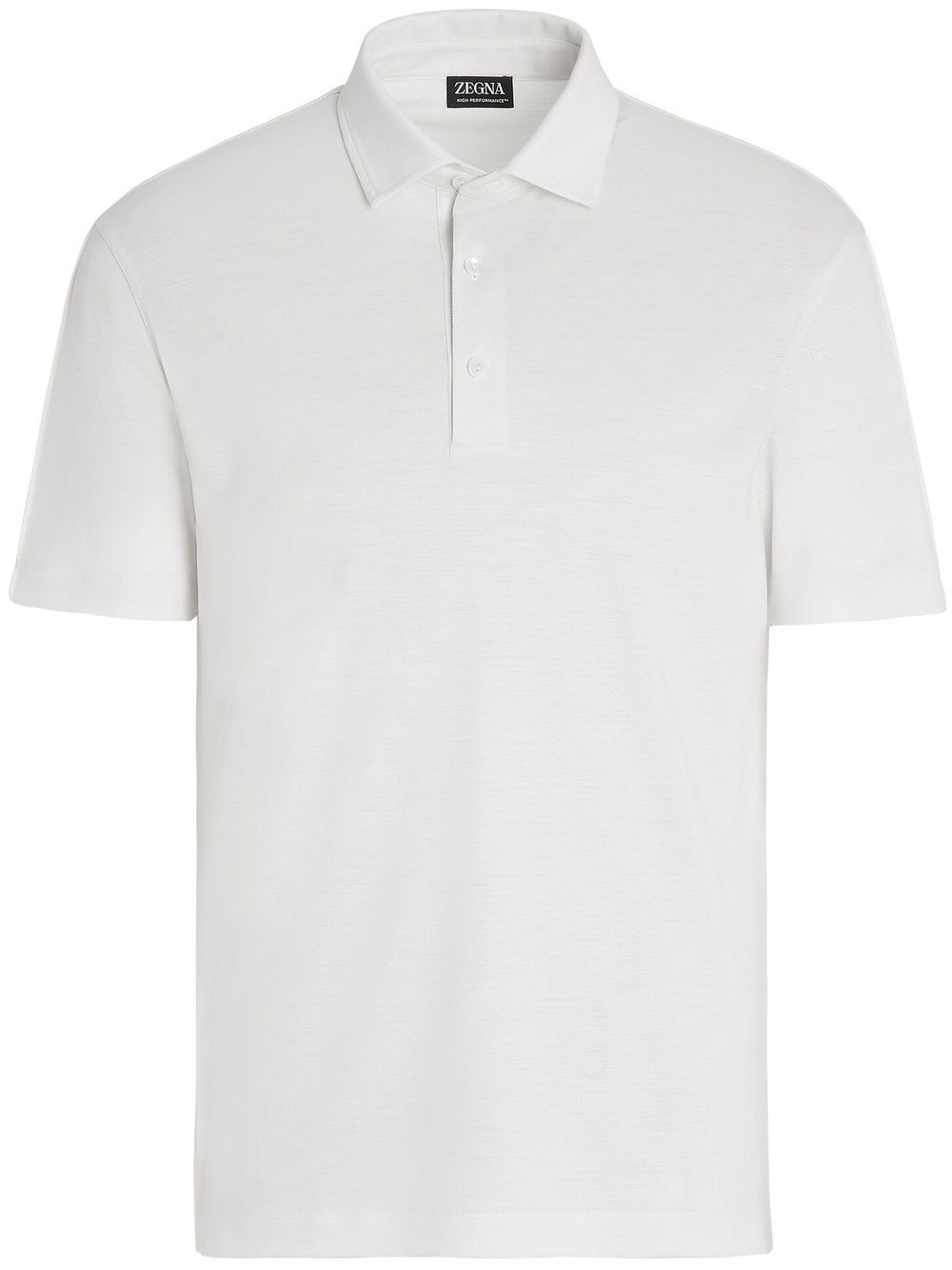 Zegna High Performance wool polo shirt - White von Zegna