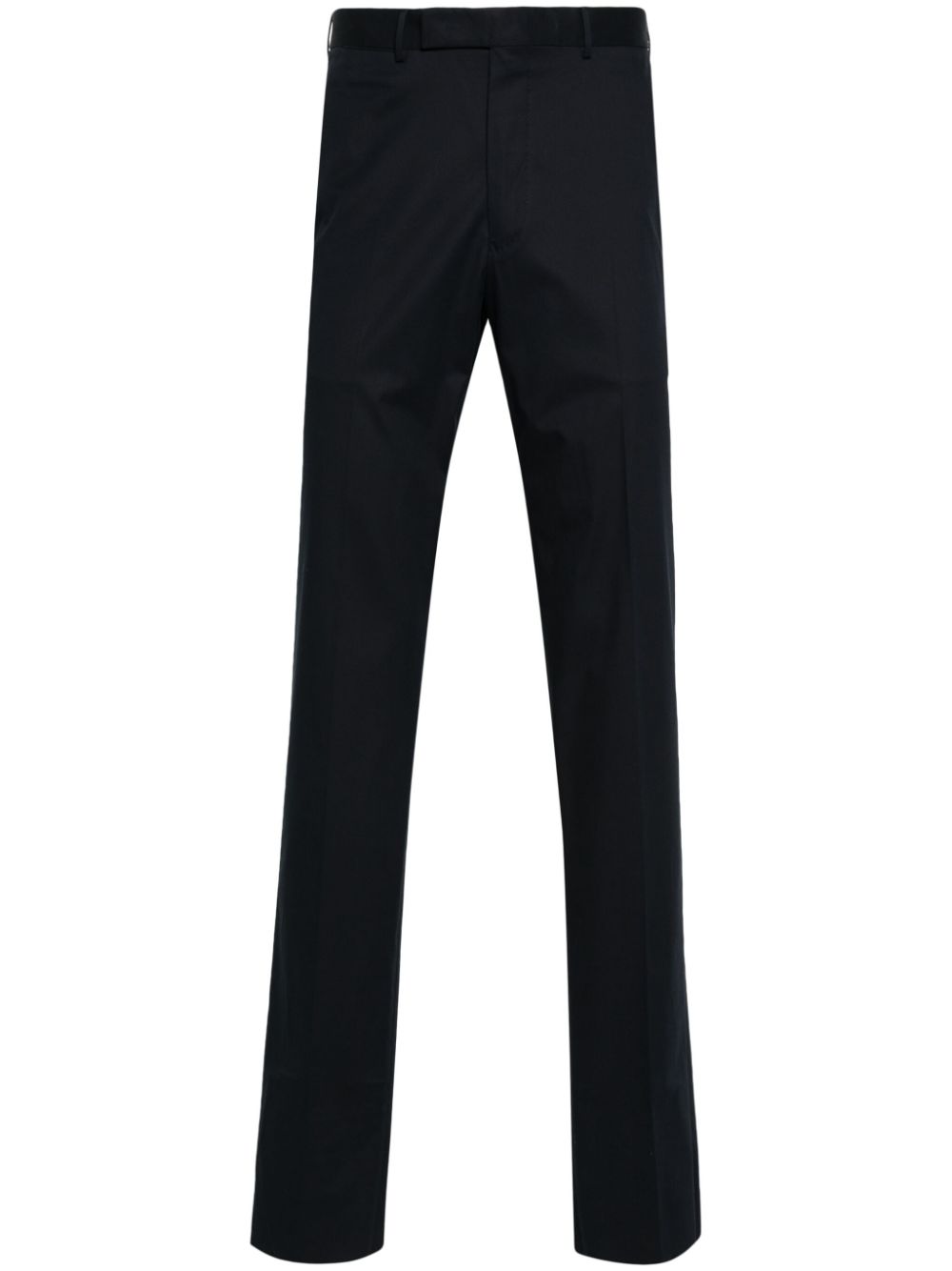 Zegna pressed-crease chino pants - Blue von Zegna