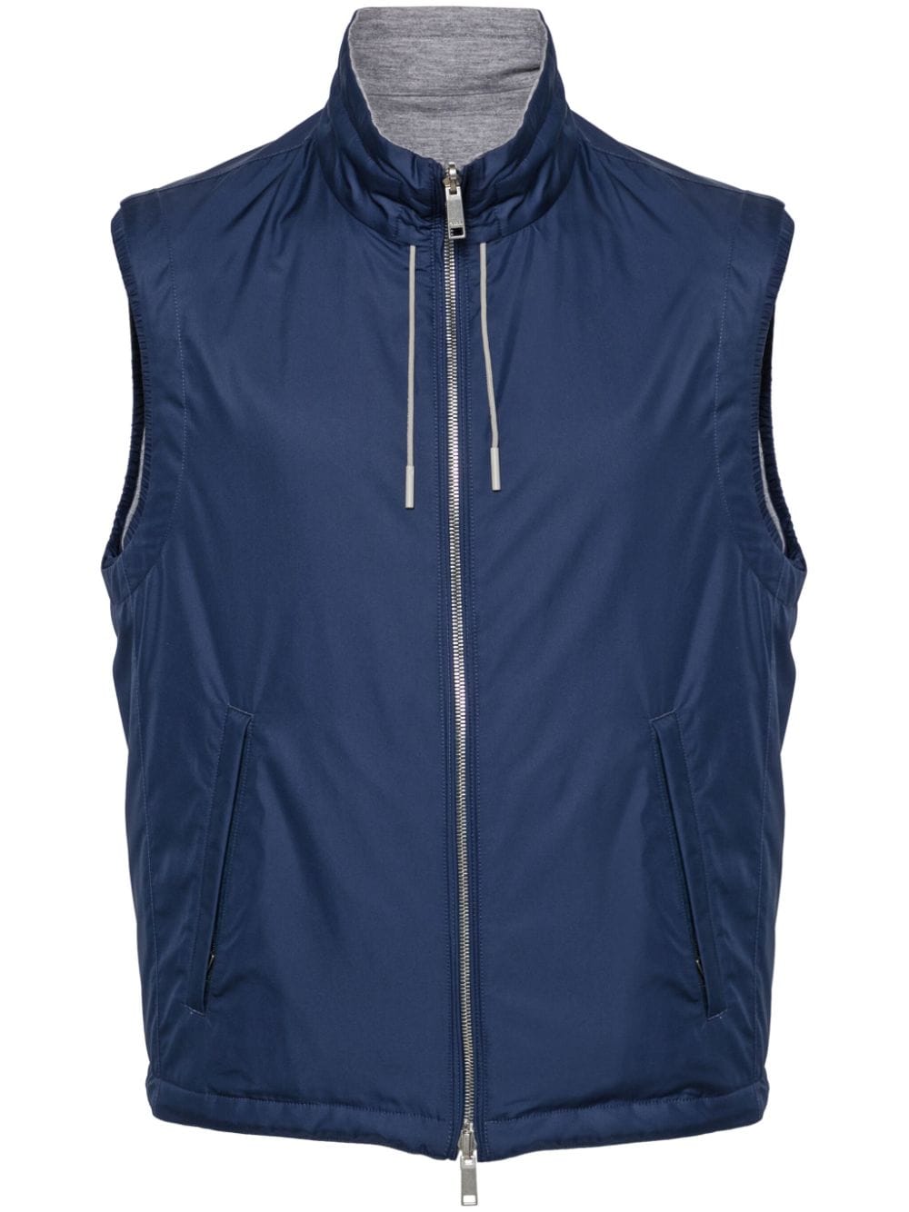 Zegna reversible zip-up vest - Blue von Zegna