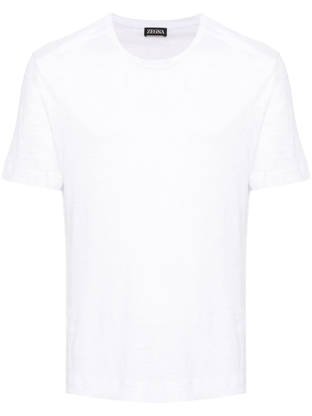 Zegna semi-sheer linen T-shirt - White von Zegna