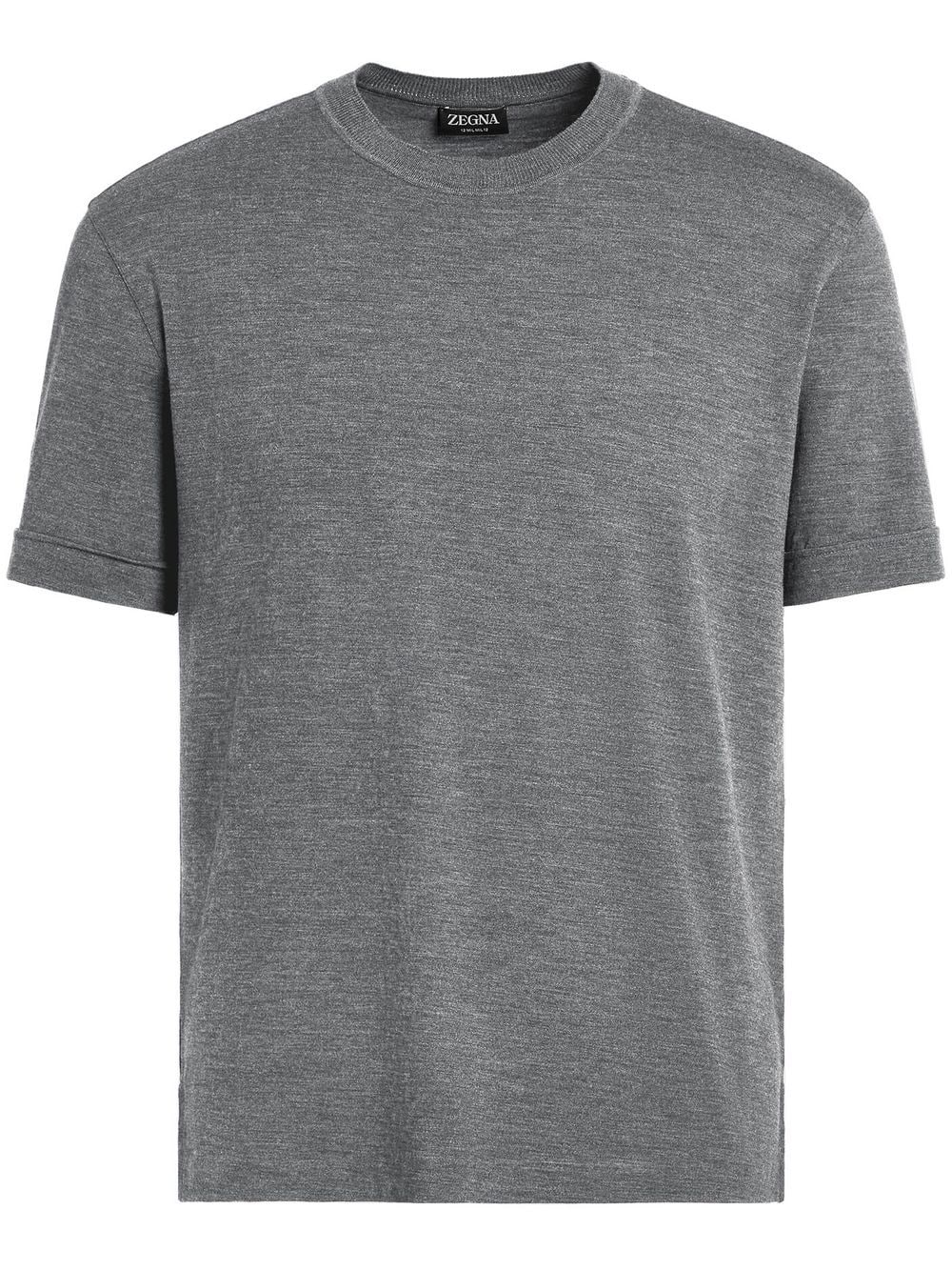 Zegna 12milmil12 wool T-shirt - Grey von Zegna