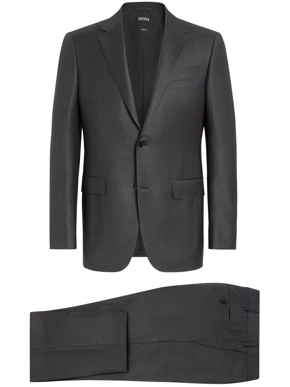 Zegna Trofeo single-breasted wool suit - Grey von Zegna