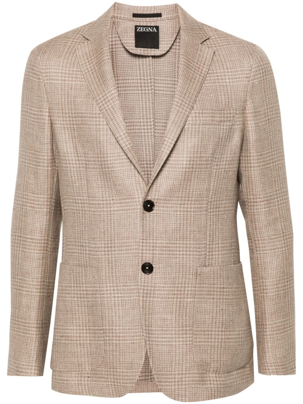 Zegna single-breasted blazer - Brown von Zegna