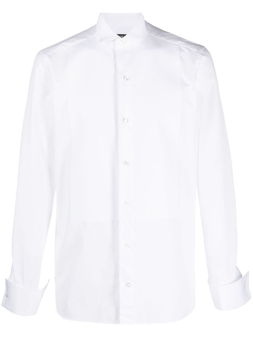 Zegna slim-cut long-sleeved shirt - White von Zegna