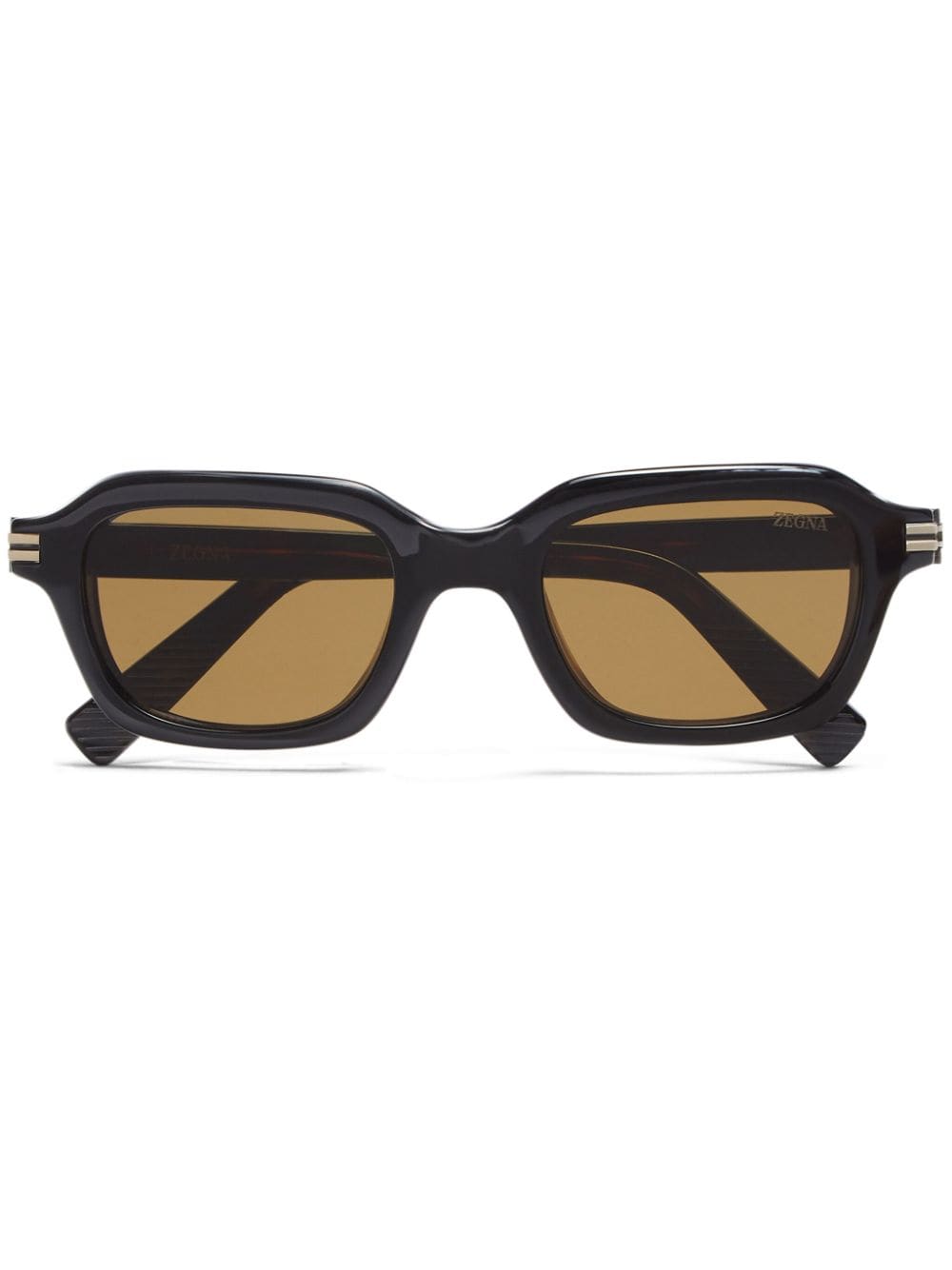 Zegna square-frame tinted sunglasses - Black von Zegna