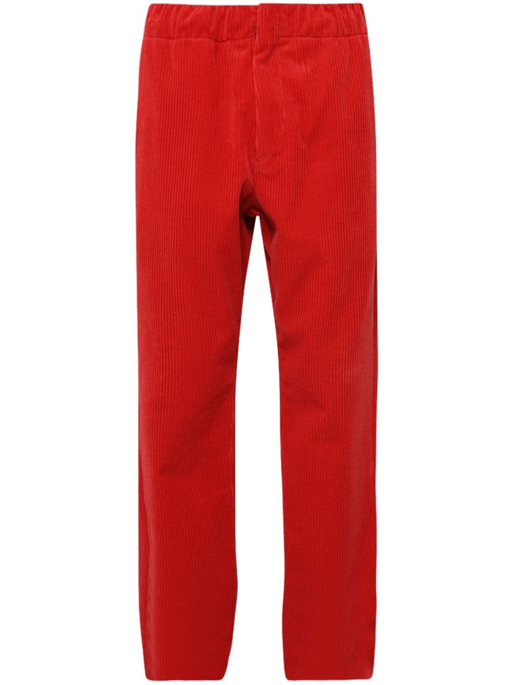 Zegna straight-leg corduroy track pants - Red von Zegna