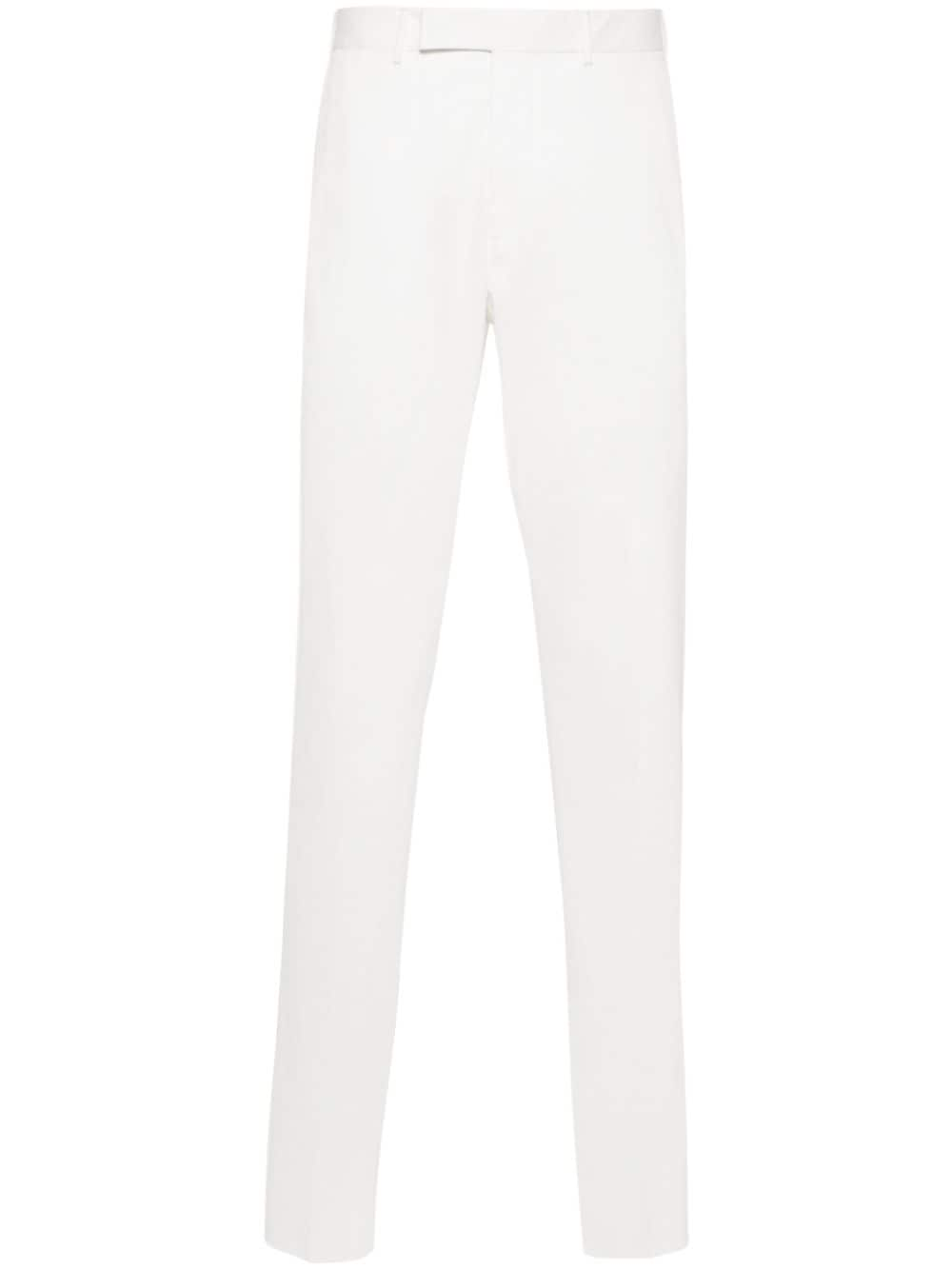 Zegna twill stretch-cotton trousers - White von Zegna