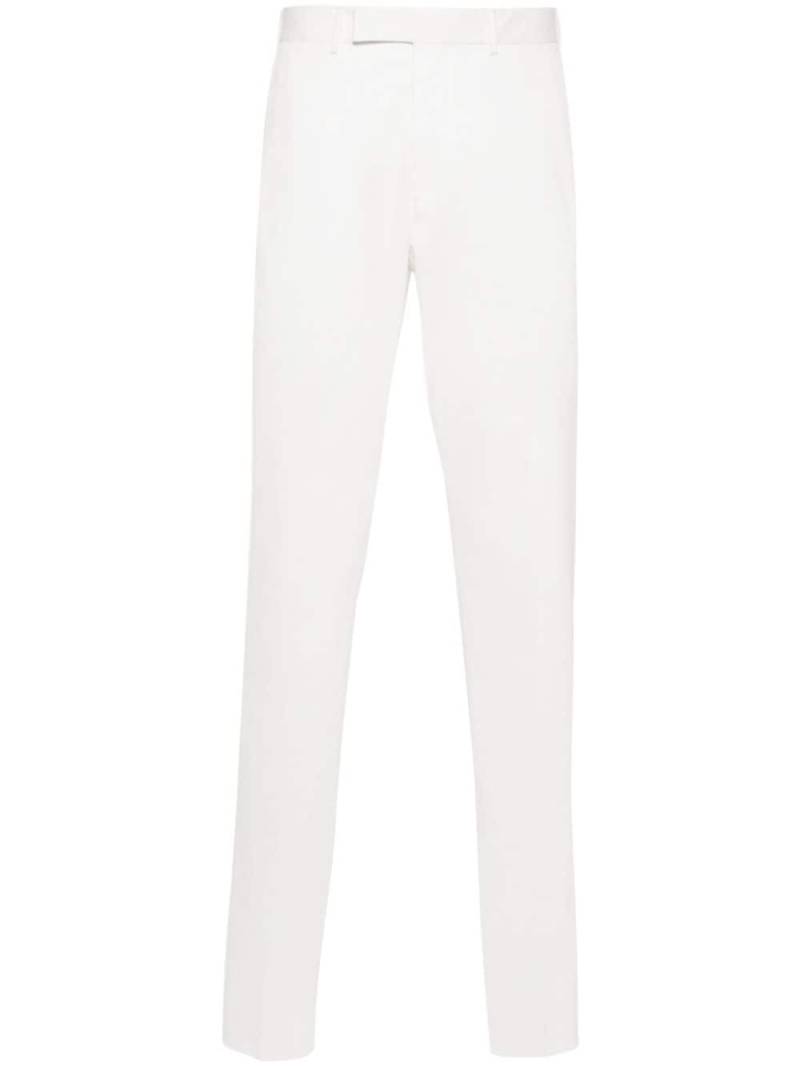 Zegna twill stretch-cotton trousers - White von Zegna