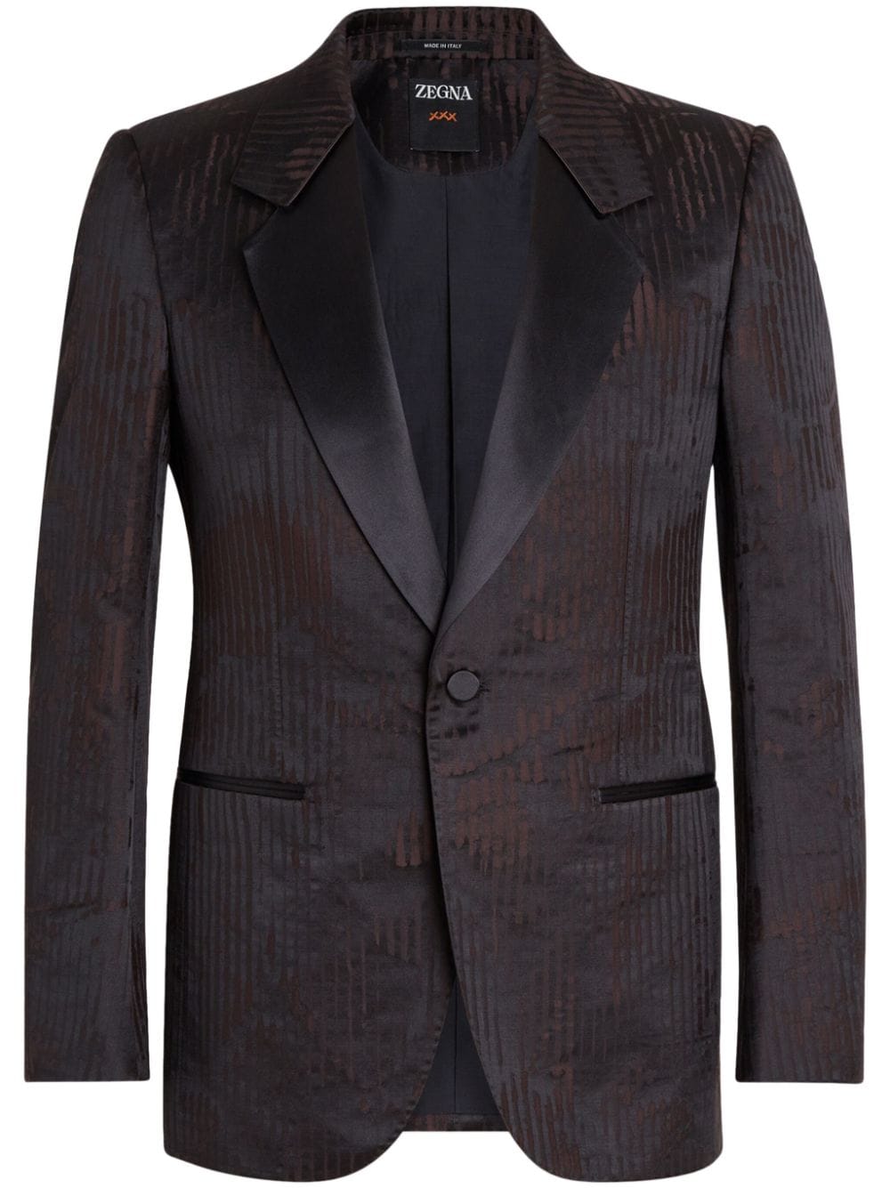 Zegna wool-blend blazer - Brown von Zegna