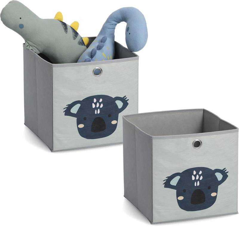 Zeller Present Organizer »Koala«, (Set, 2 St.), Aufbewahrungsbox, flach zusammenfaltbar, Vlies von Zeller Present