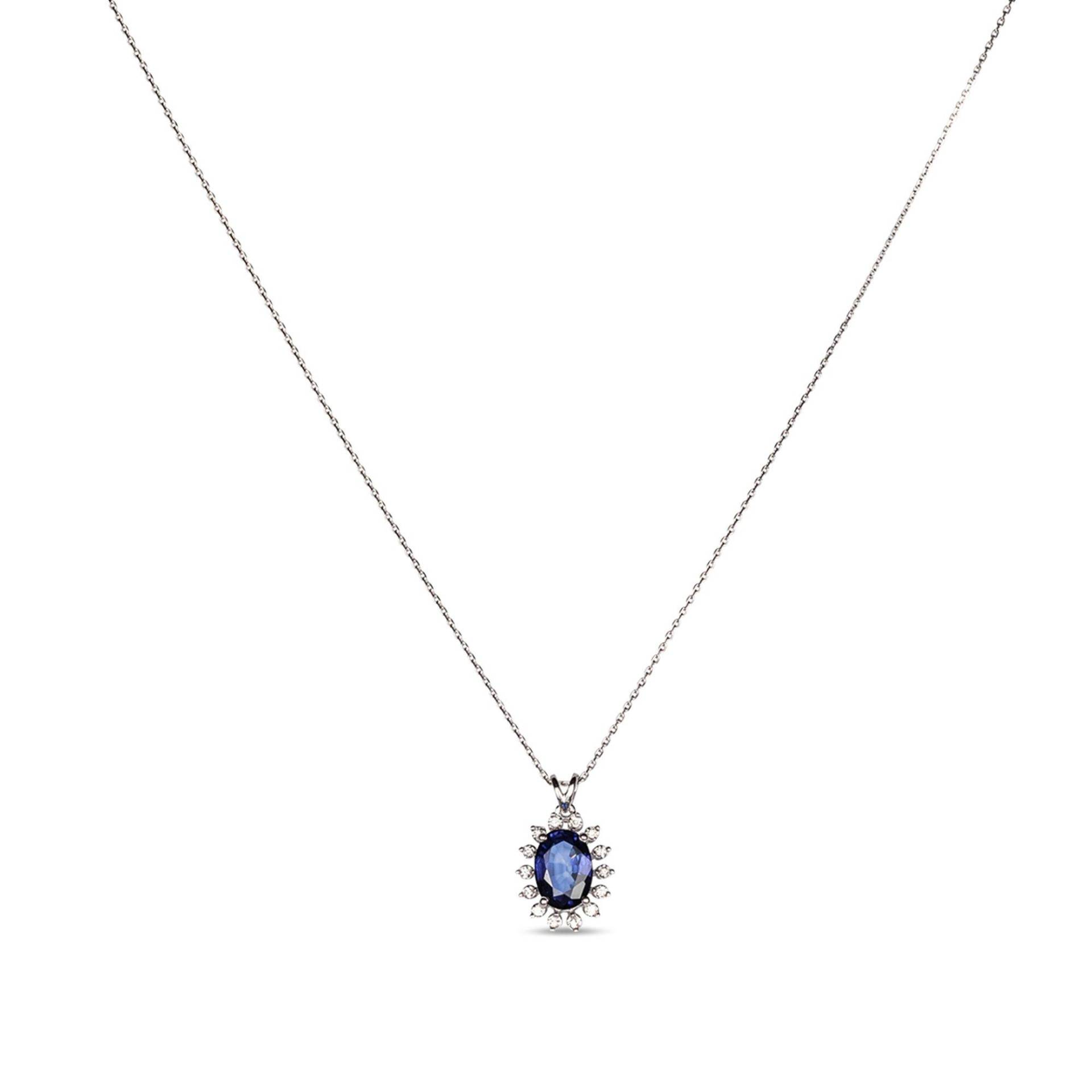 ZEN DIAMOND Halskette Damen Weissgold 45cm von Zen Diamond