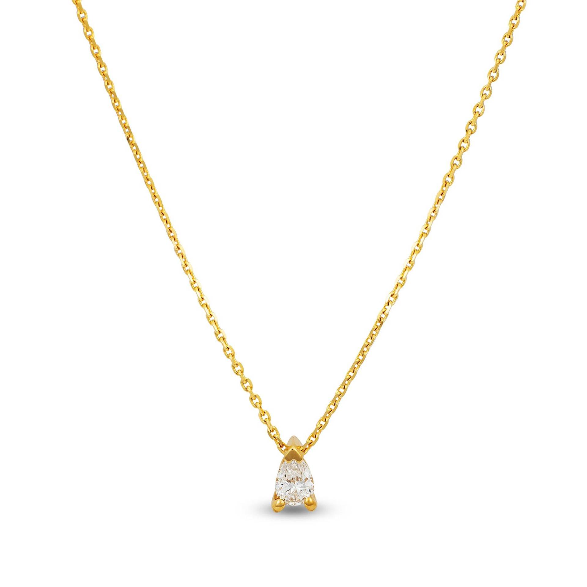 ZEN DIAMOND Halskette Damen Gelbgold 45cm von Zen Diamond