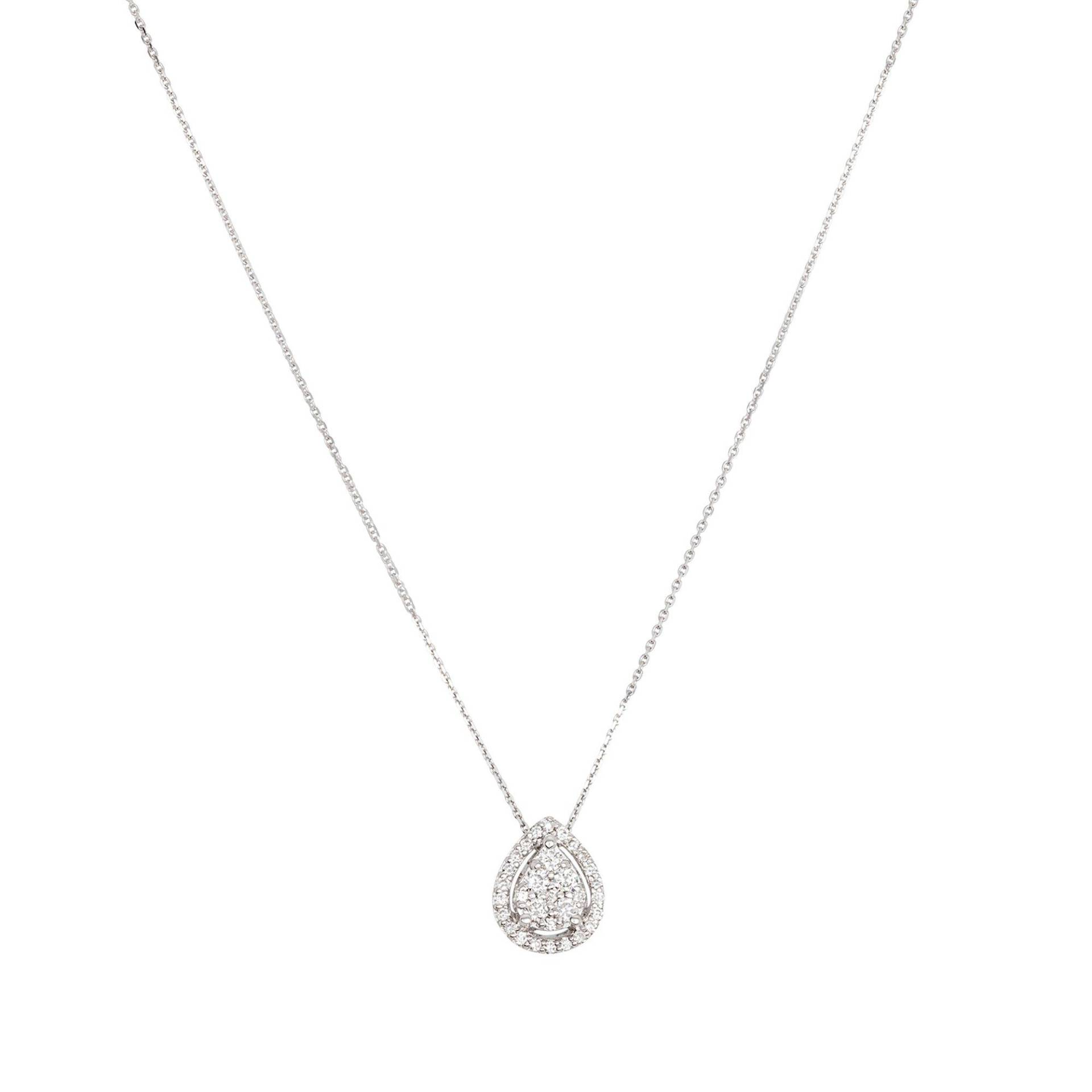 ZEN DIAMOND Halskette Damen Weissgold  45cm von Zen Diamond