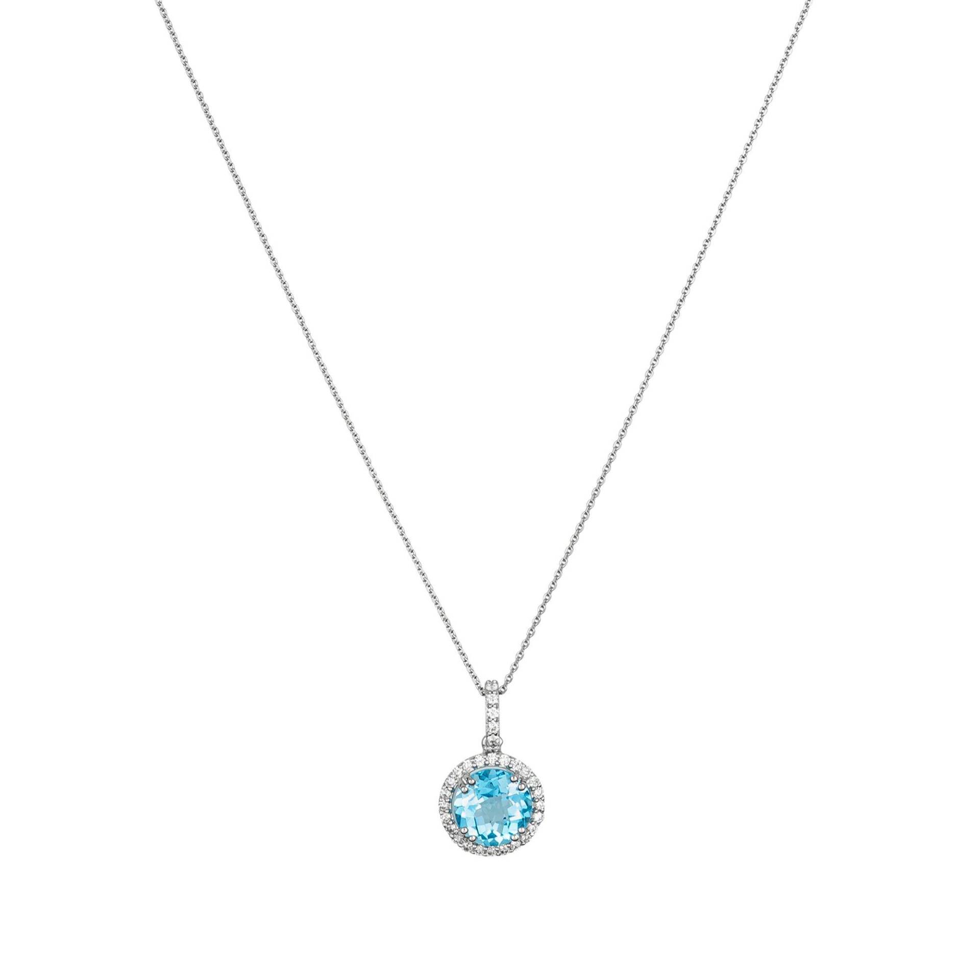 ZEN DIAMOND Halskette Damen Weissgold  45cm von Zen Diamond