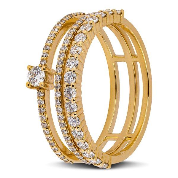 ZEN DIAMOND Ring Damen Gelbgold 54 von Zen Diamond
