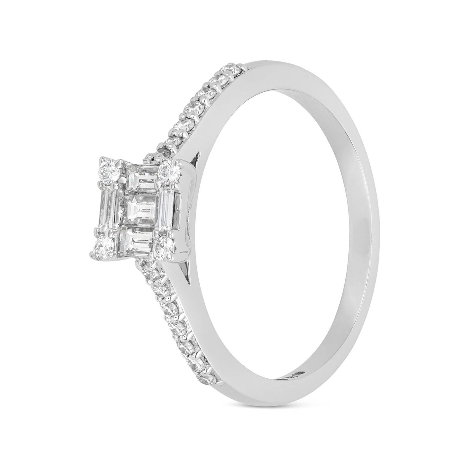 ZEN DIAMOND Ring Damen Weissgold  52 von Zen Diamond