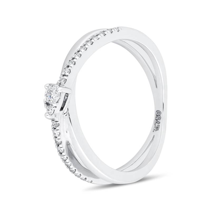 ZEN DIAMOND Ring Damen Weissgold 52 von Zen Diamond