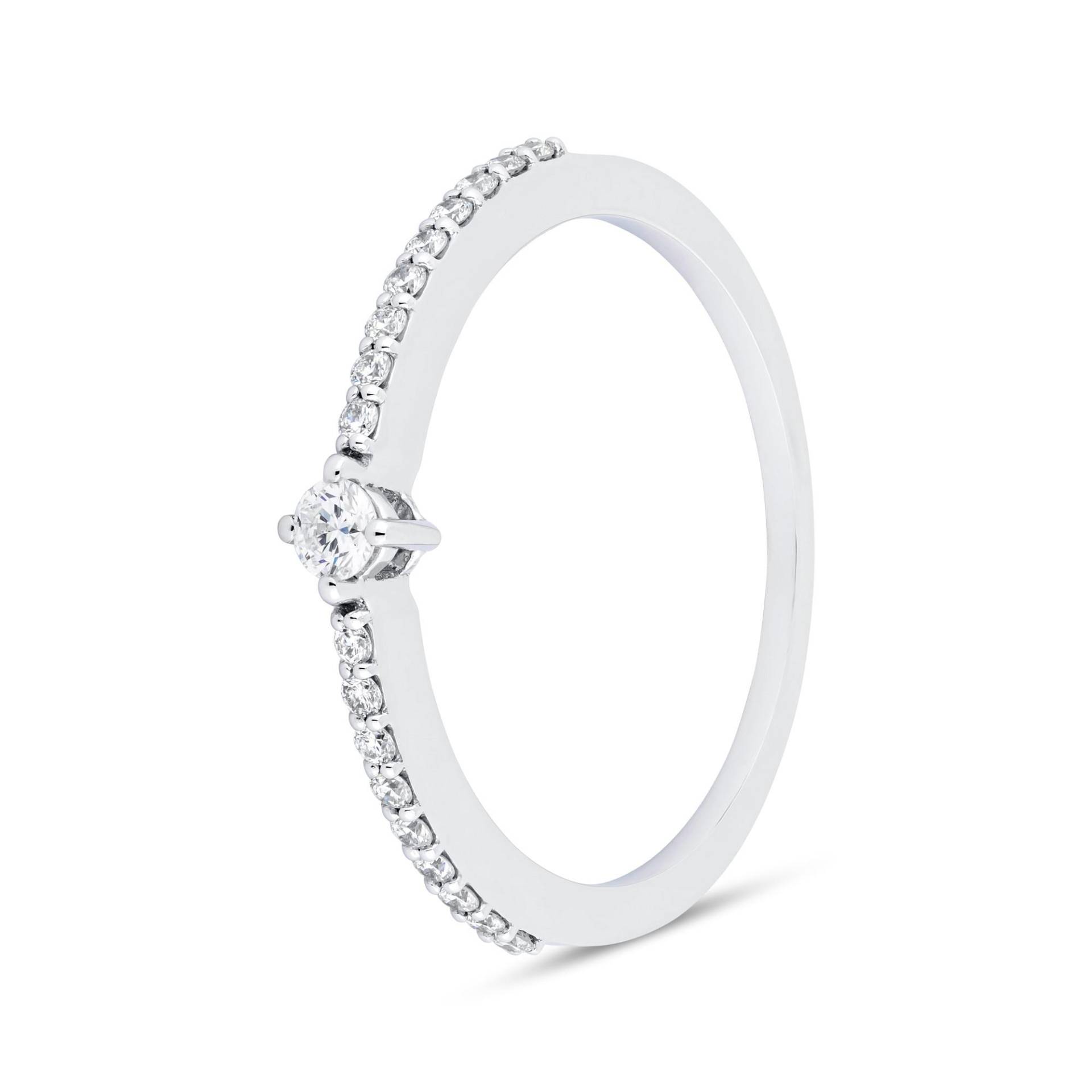 ZEN DIAMOND Ring Damen Weissgold 54 von Zen Diamond