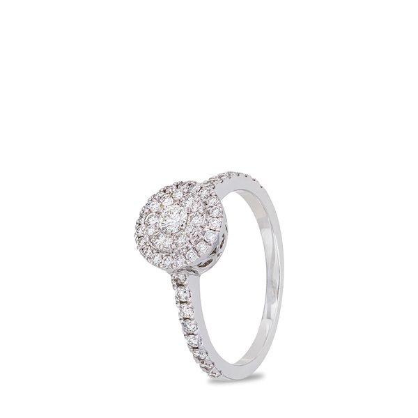 ZEN DIAMOND Ring Mit Diamant Damen Weissgold  54 von Zen Diamond