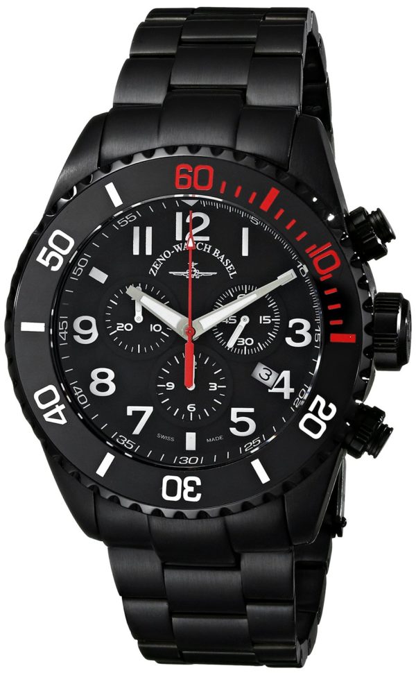 Zeno-Watch Basel Ceramic Sport Chronograph 6492-5030Q-bk-a1-7M Herren von Zeno Watch Basel