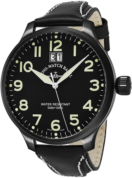 Zeno Watch Basel Super Oversized Bk Big Date 6221-7003Q-bk-a1 von Zeno Watch Basel