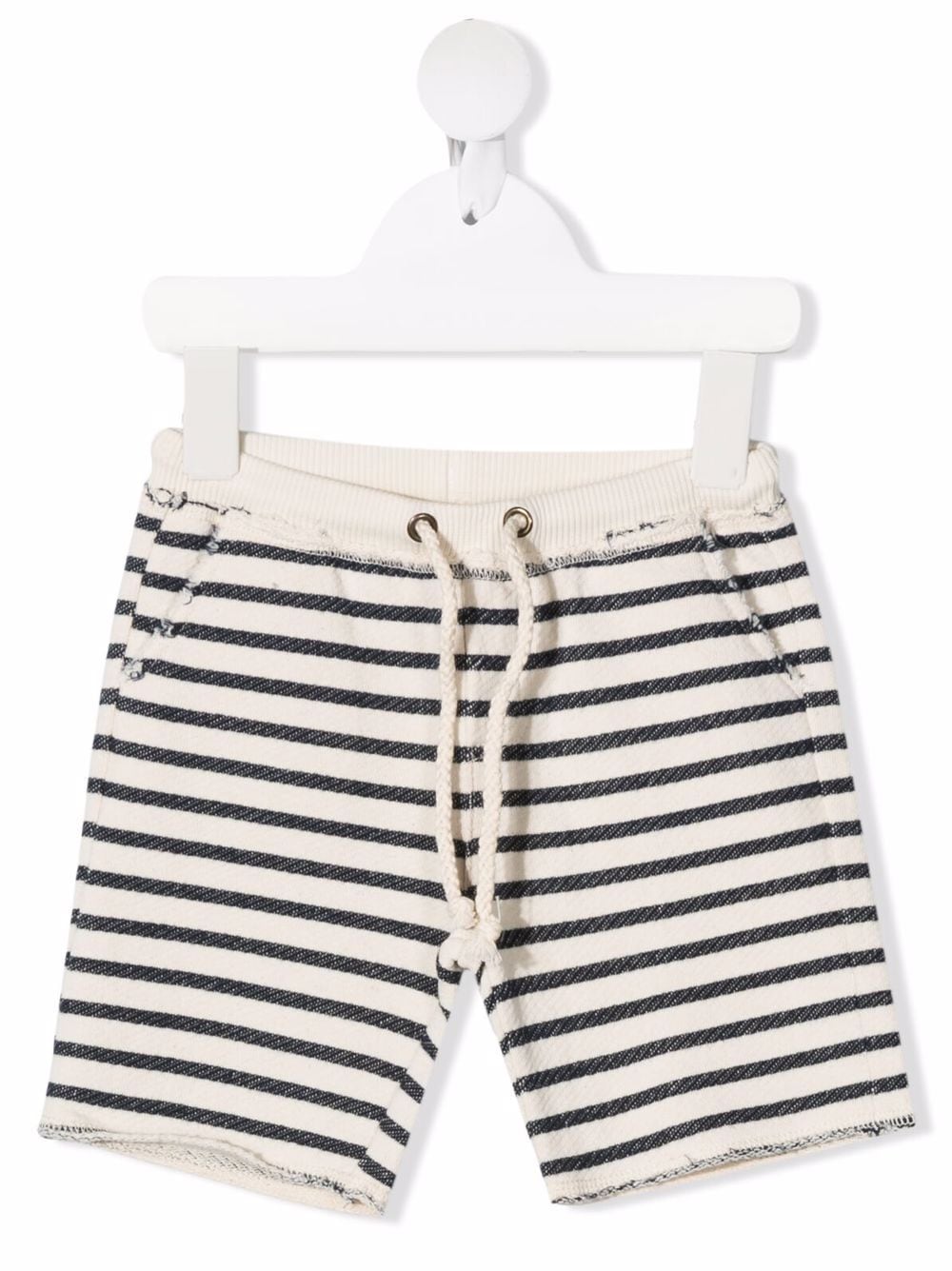 Zhoe & Tobiah striped cotton shorts - Neutrals von Zhoe & Tobiah