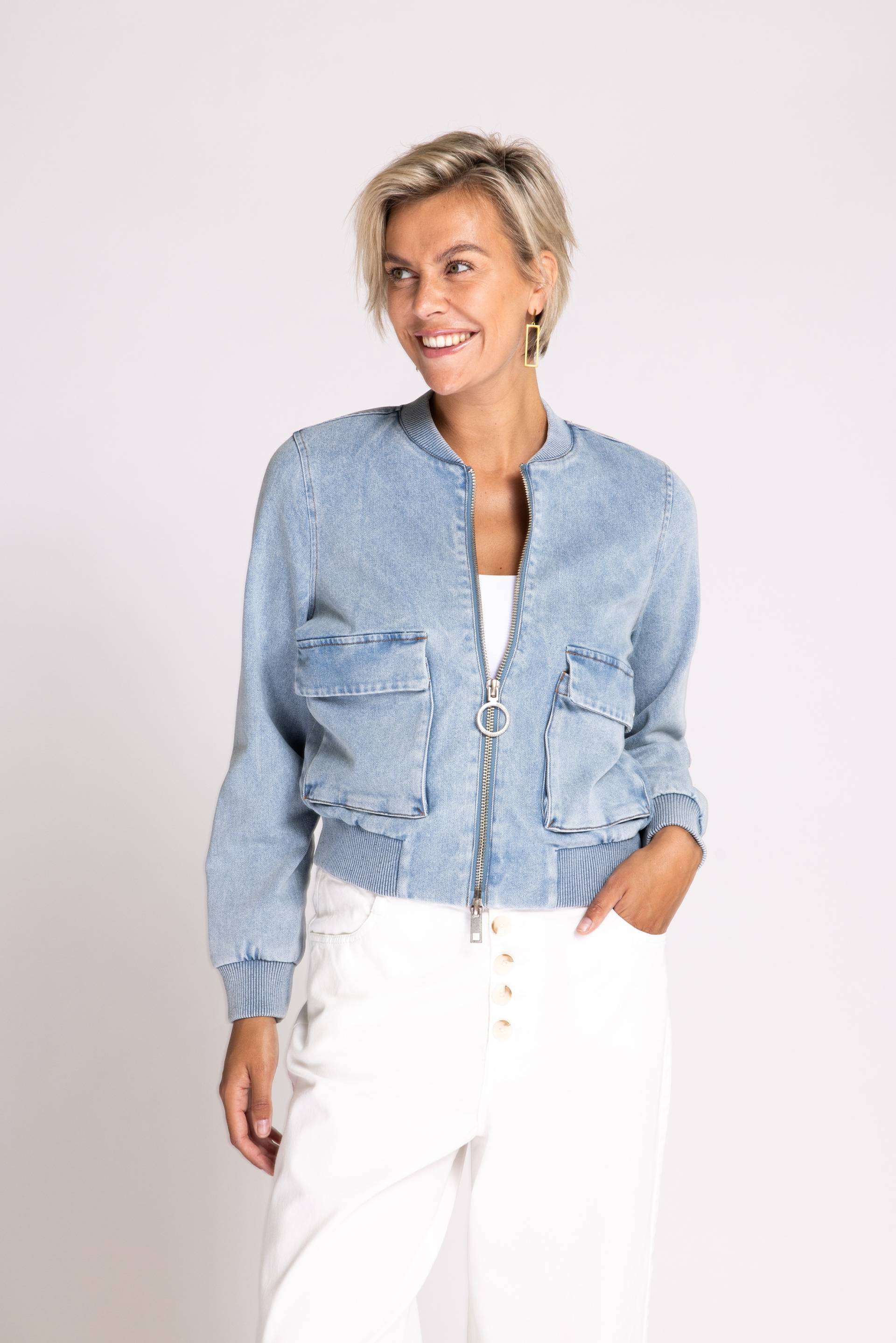 Zhrill Blouson, in Unifarbe Zhrill Blouson, in Unifarbe von Zhrill