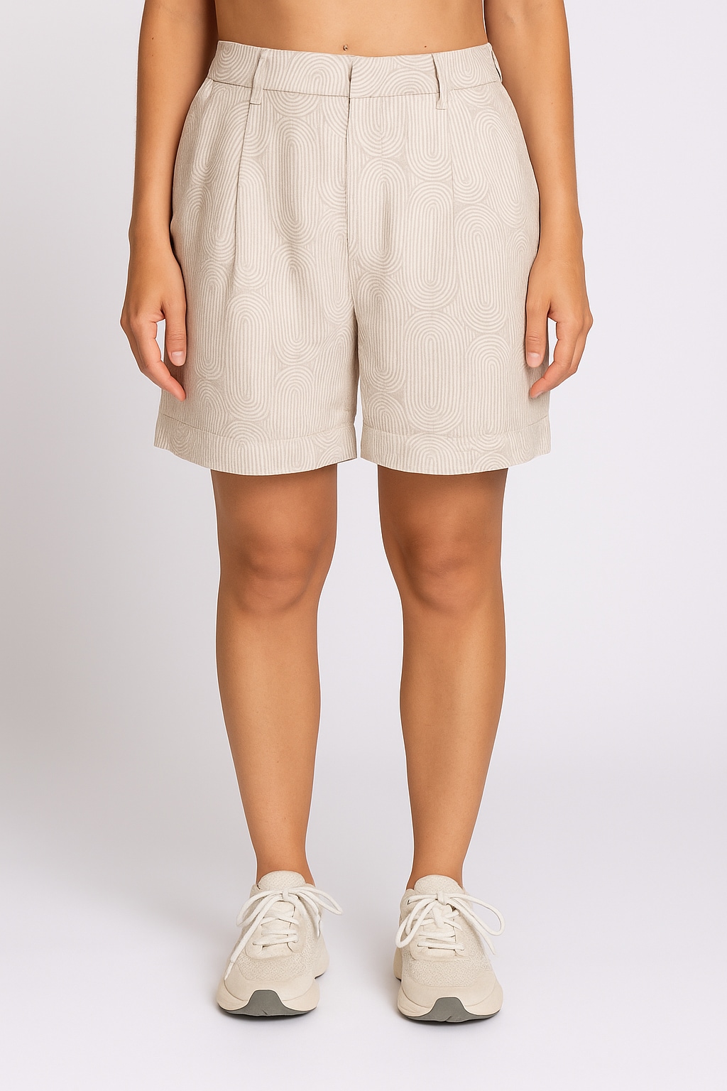 Zhrill Chinoshorts »FJELLA«, mit zartem grafischem Muster und Leinen-Viskose-Mix Zhrill Chinoshorts »FJELLA«, mit zartem grafischem Muster und Leinen-Viskose-Mix von Zhrill