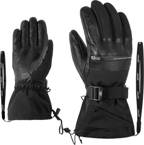 Ziener GALLINUS AS PR DCS Skihandschuh - black (Grösse: US 7.5) von Ziener