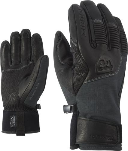 Ziener GANZENBERG AS AW - Skihandschuh grey iron tec (Grösse: US 7.5) von Ziener