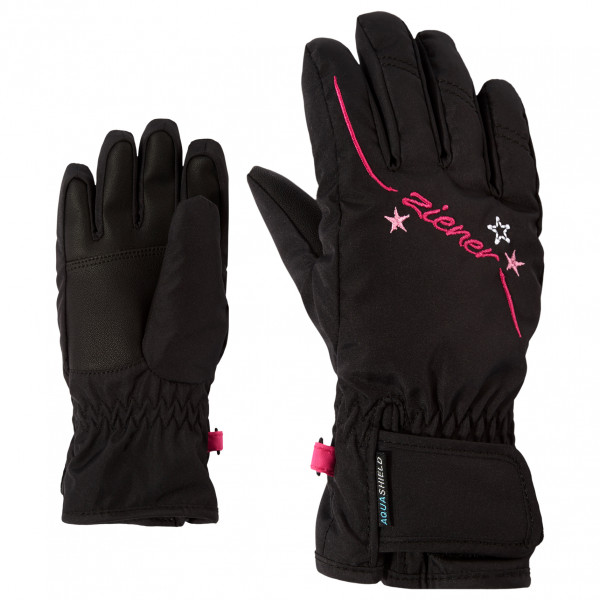 Ziener - Girl's Lula AS - Handschuhe Gr 3,5;4 schwarz von Ziener
