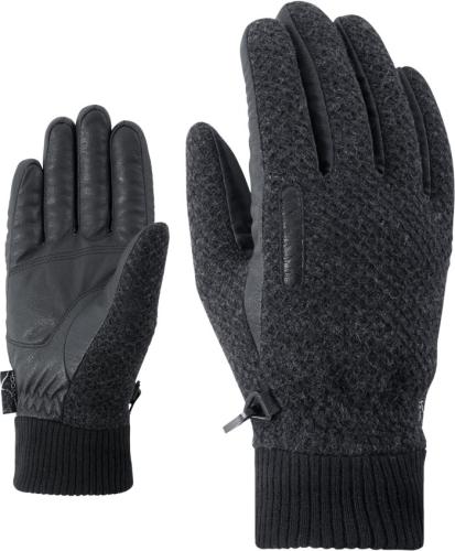 Ziener IRUK AS glove multisport - dark melange (Grösse: US 6.5) von Ziener