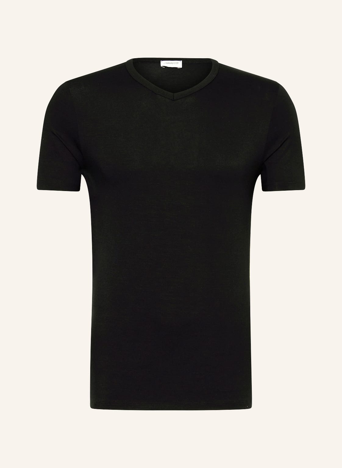 Zimmerli T-Shirt Pureness schwarz von Zimmerli