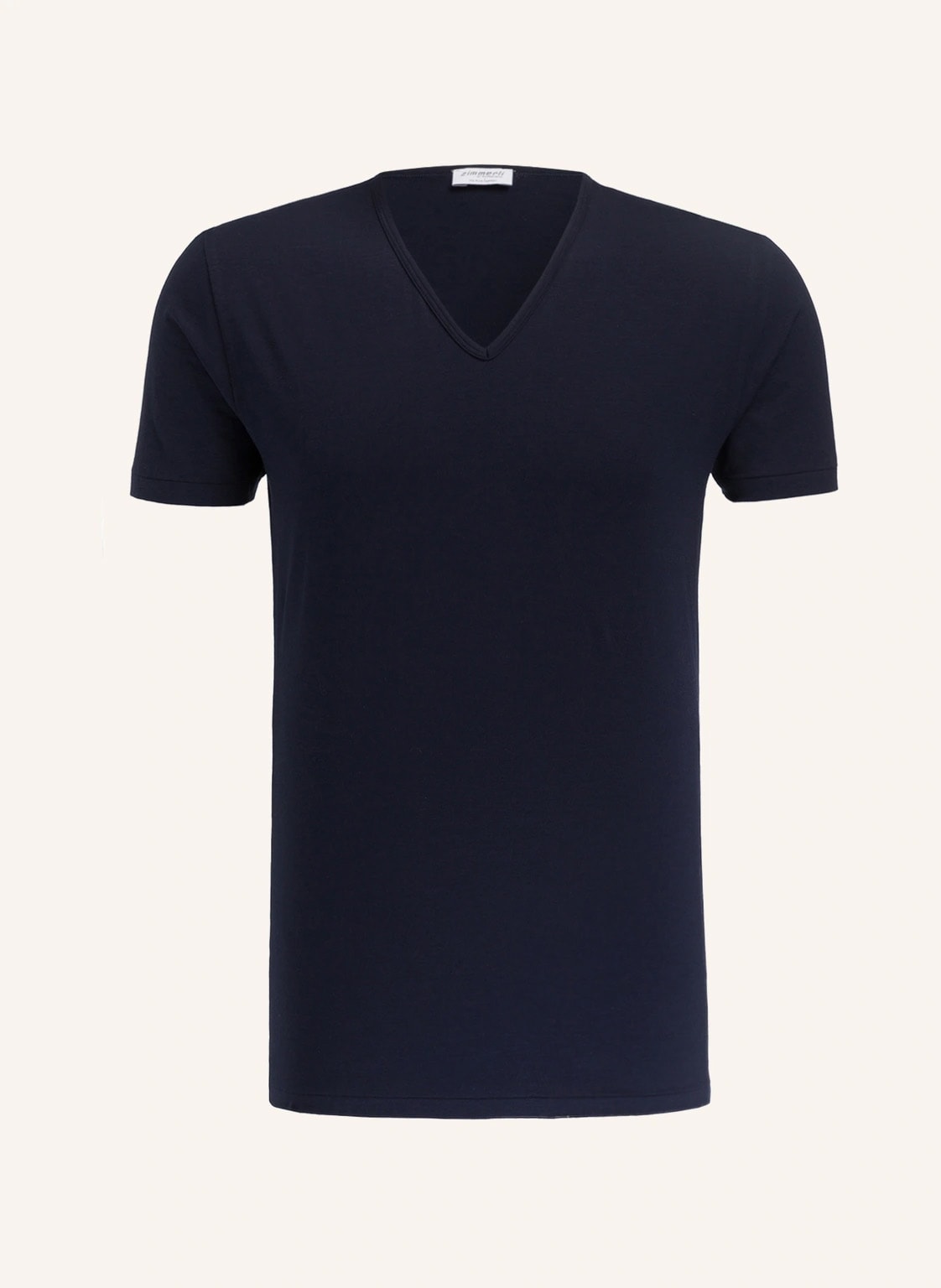 Zimmerli V-Shirt Pure Comfort blau von Zimmerli